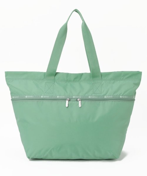 CARLIN ZIP TOP TOTE BAGセージグリーン