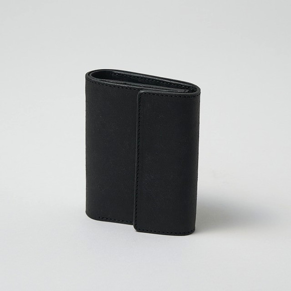 スタンダードな二つ折り財布 / Folded Wallet *BLACK (左利き用)