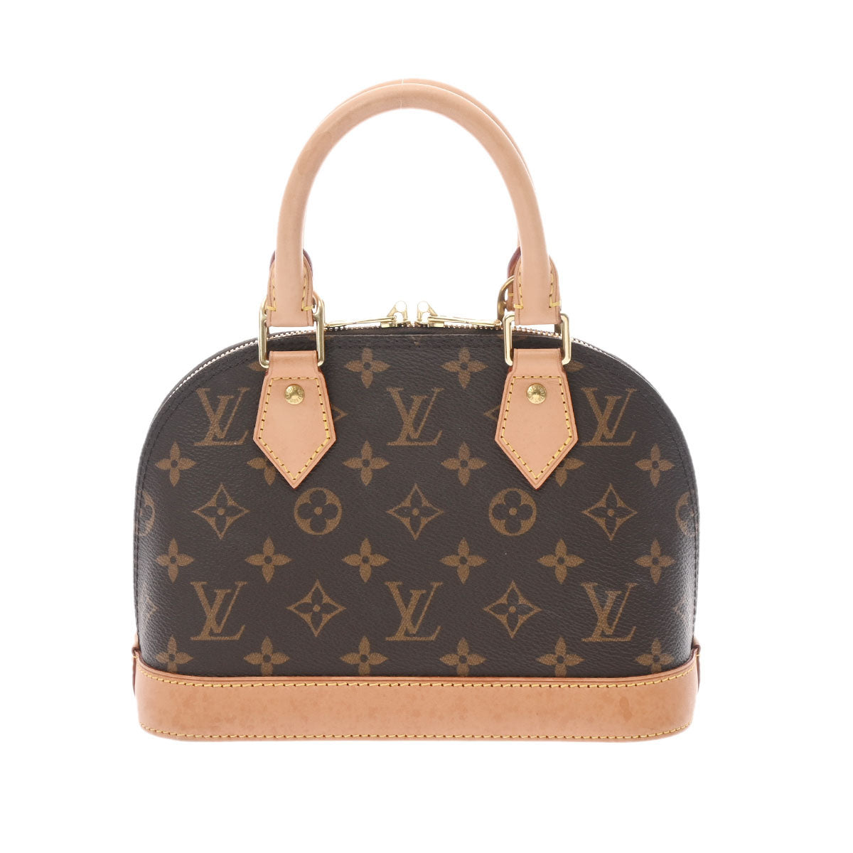 LOUIS VUITTON ルイヴィトン モノグラム アルマBB ブラウン M53152 レディース モノグラムキャンバス ハンドバッグ Aランク 中古 