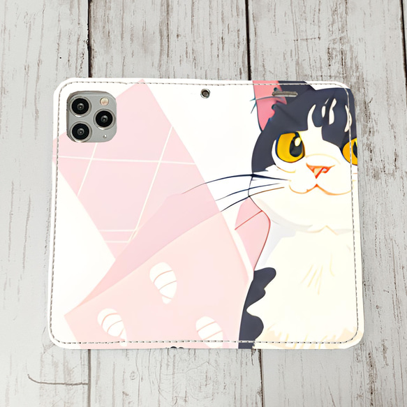 iphoneケース3-5-31 iphone 手帳 ねこ・猫・ネコ 箱2 かわいい アイフォン iface