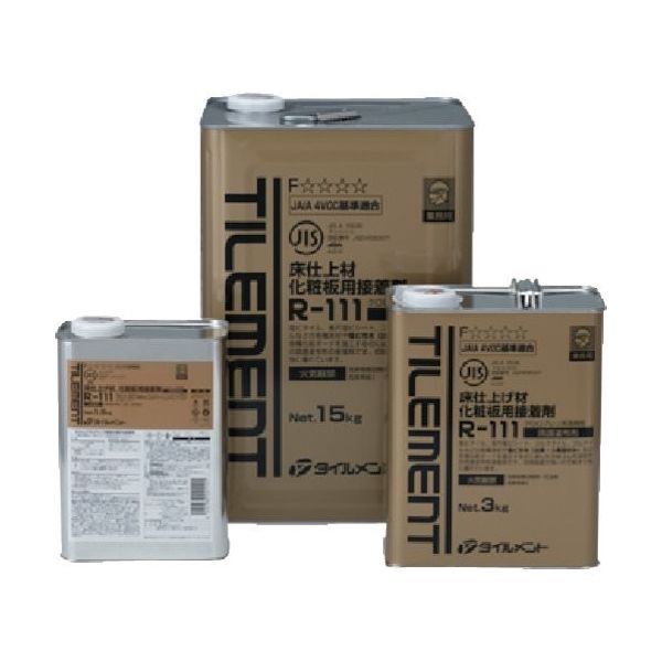 タイルメント TILEMENT Rー111 3kg 24110030 1セット(6缶) 132-7411（直送品）