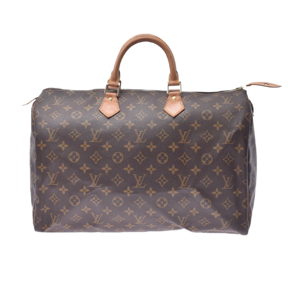 LOUIS VUITTON ルイヴィトン モノグラム スピーディ40 ブラウン M41522 ユニセックス モノグラムキャンバス ハンドバッグ Bランク 中古 