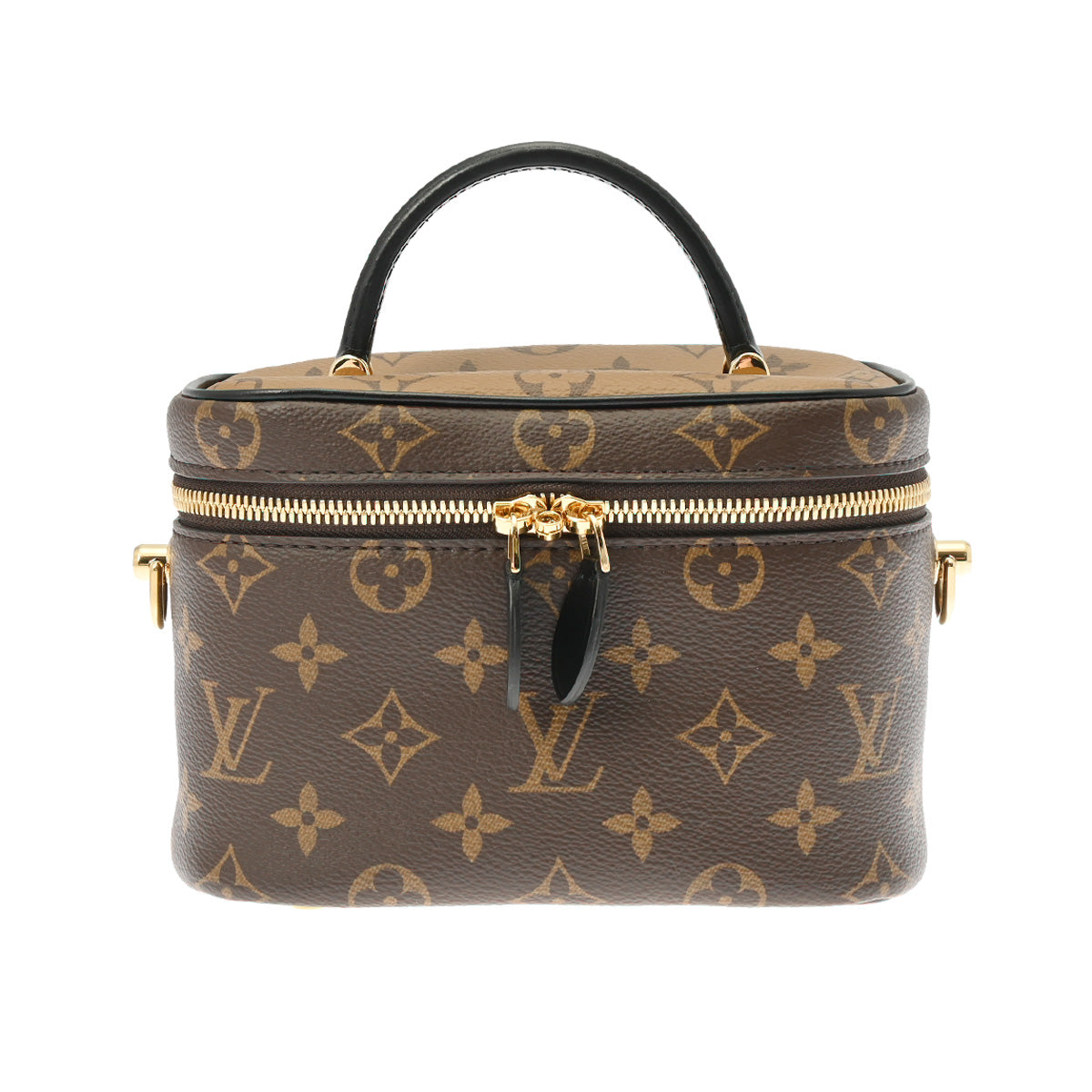 LOUIS VUITTON ルイヴィトン モノグラムリバース ヴァニティNV PM 2WAY ブラウン M45165 レディース モノグラムキャンバス ハンドバッグ Aランク 中古 