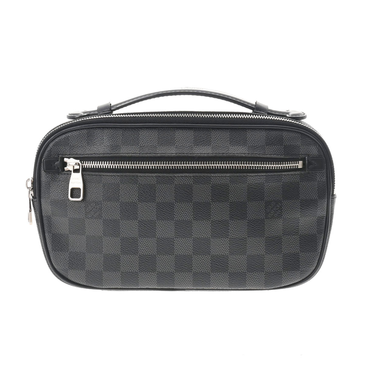 LOUIS VUITTON ルイヴィトン ダミエ グラフィット アンブレール 黒/グレー N41289 メンズ ダミエグラフィットキャンバス ボディバッグ Aランク 中古 