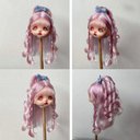 オビツ11ウィッグ モヘア手編みカツラドール