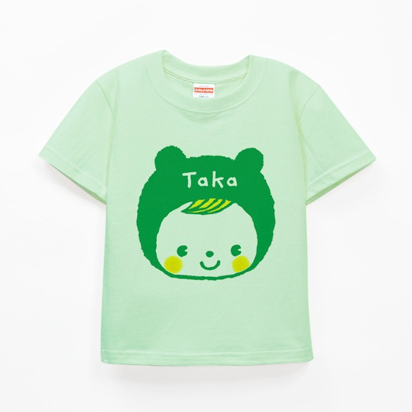 名前が入れられるＴシャツ（耳がかわいいメロンクマちゃん ）