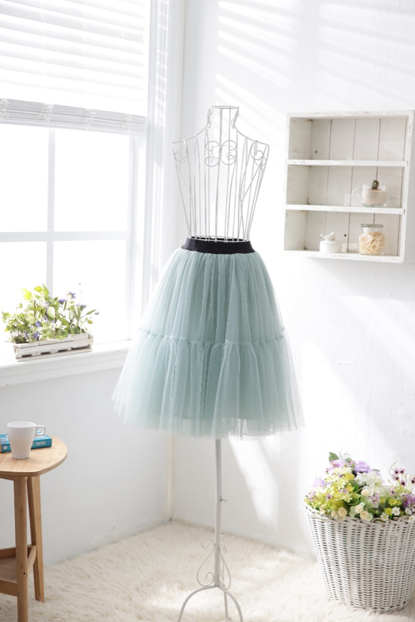 4 layers lady Tulle