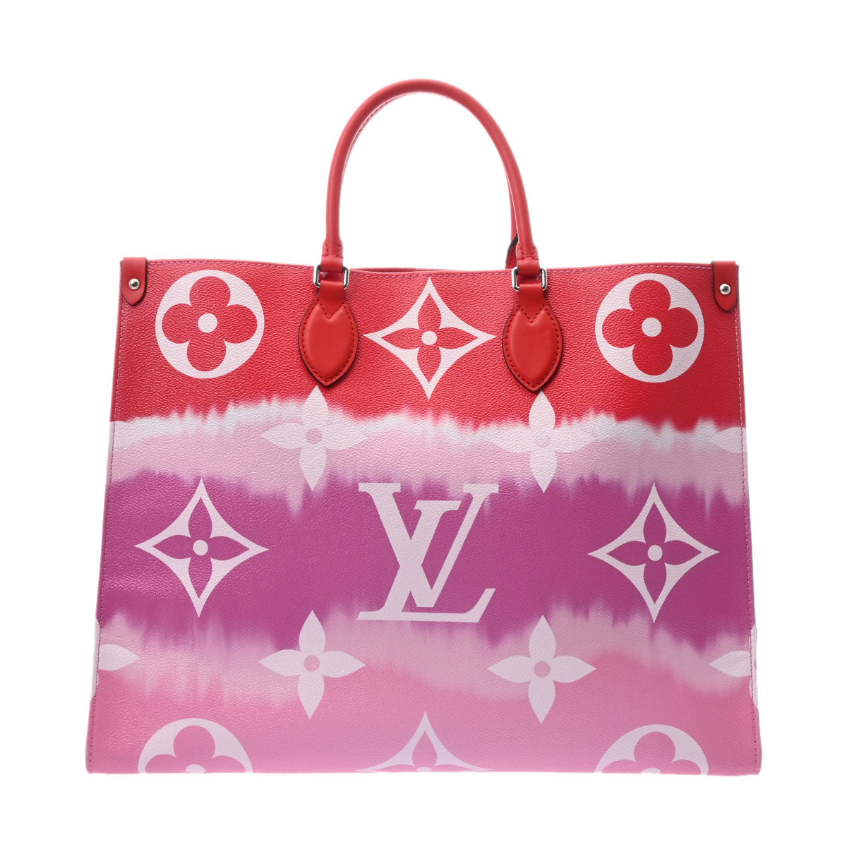 LOUIS VUITTON ルイヴィトン LVエスカル オンザゴー GM ルージュ M45121 レディース モノグラムキャンバス 2WAYバッグ Aランク 中古 