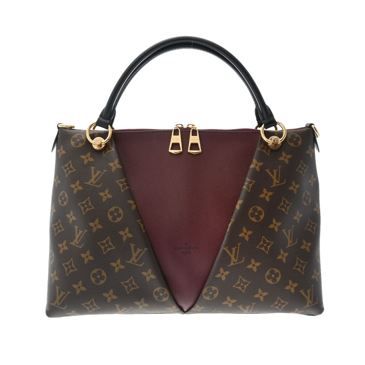 LOUIS VUITTON ルイヴィトン モノグラム Vトート MM 2WAY ボルドー M43949 レディース モノグラムキャンバス/レザー ハンドバッグ Aランク 中古 