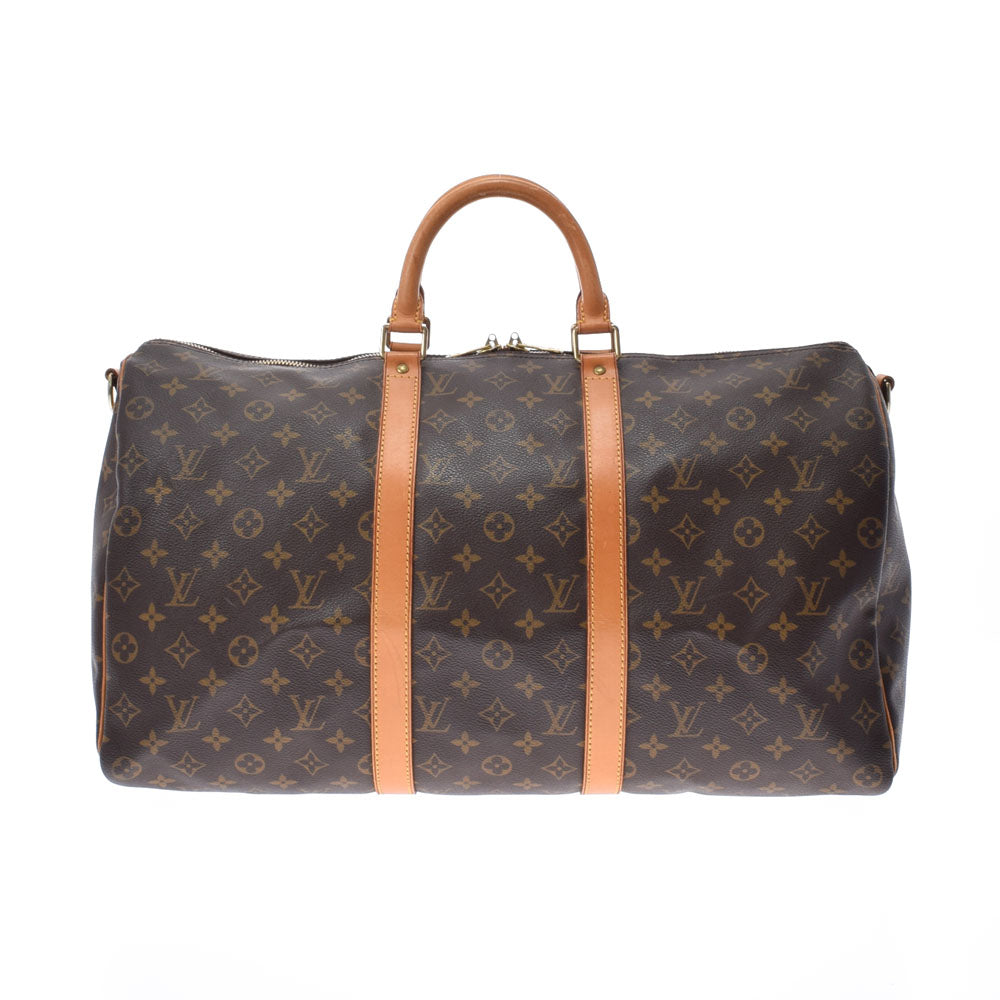 LOUIS VUITTON ルイヴィトン モノグラム キーポルバンドリエール50 ブラウン M41416  ユニセックス モノグラムキャンバス ボストンバッグ Bランク 中古 