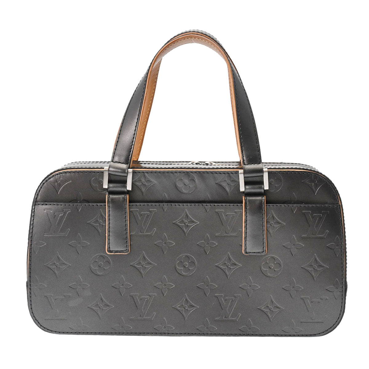 LOUIS VUITTON ルイヴィトン モノグラムマット シェルトン 黒 M55172 レディース モノグラムマット ハンドバッグ ABランク 中古 