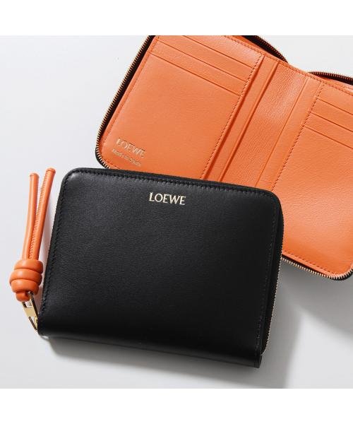 LOEWE 二つ折り財布 KNOT COMPACT CEM1CWZX01