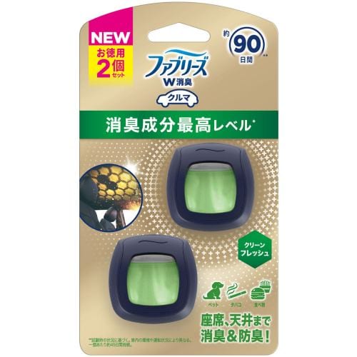 Ｐ＆Ｇジャパン ファブリーズ イージークリップ 消臭成分最高レベル クリーンフレッシュ ２．２ＭＬ ２個パック