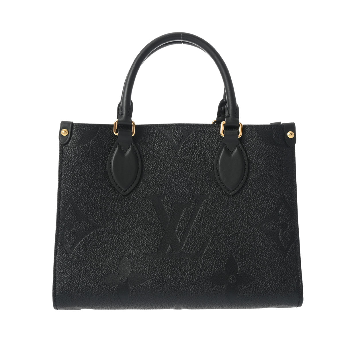 LOUIS VUITTON ルイヴィトン モノグラムアンプラント オンザゴー PM 2WAY ノワール M45653 レディース レザー ハンドバッグ Aランク 中古 