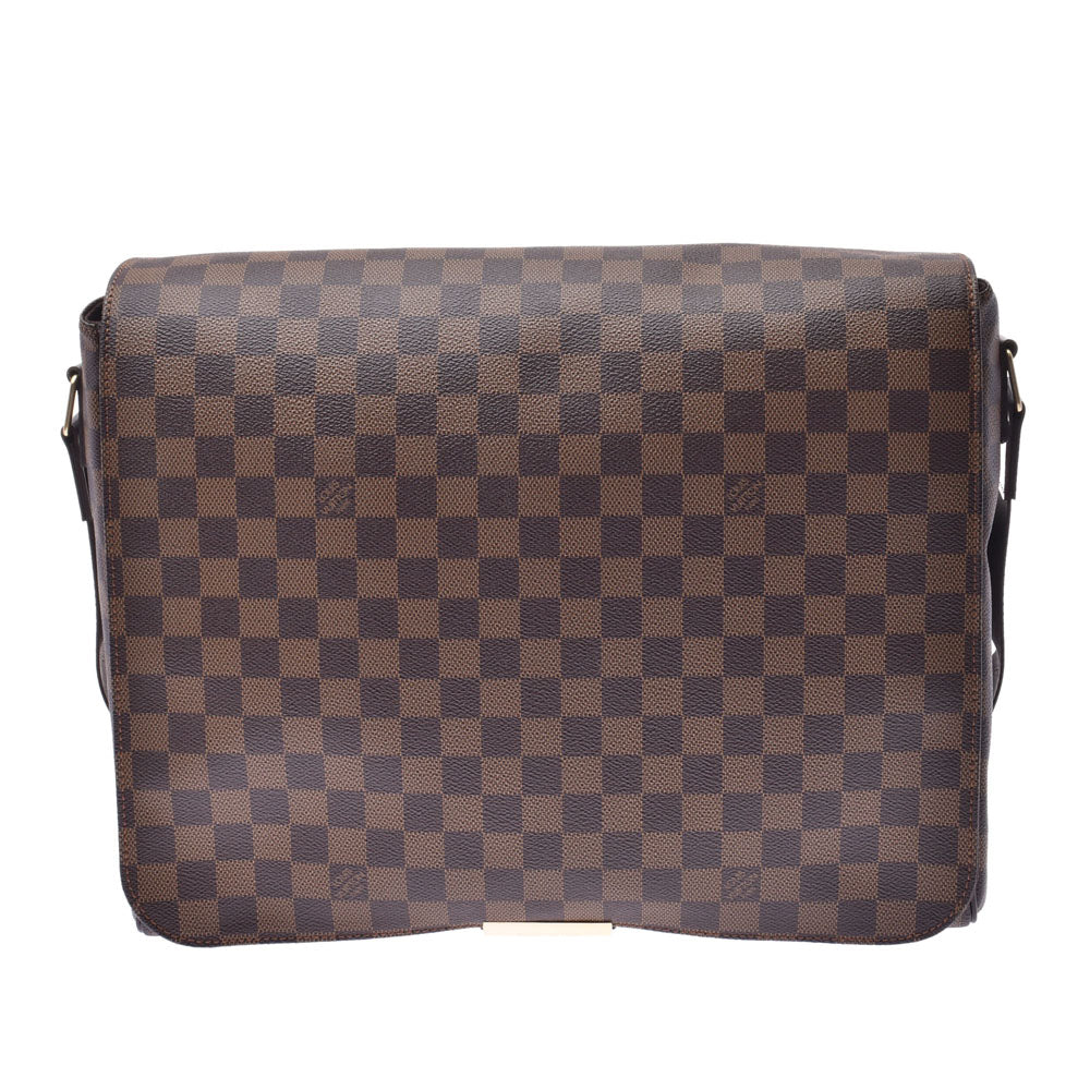 LOUIS VUITTON ルイヴィトン ダミエ バスティーユ ブラウン N45258 ユニセックス ダミエキャンバス ショルダーバッグ 新同 中古 