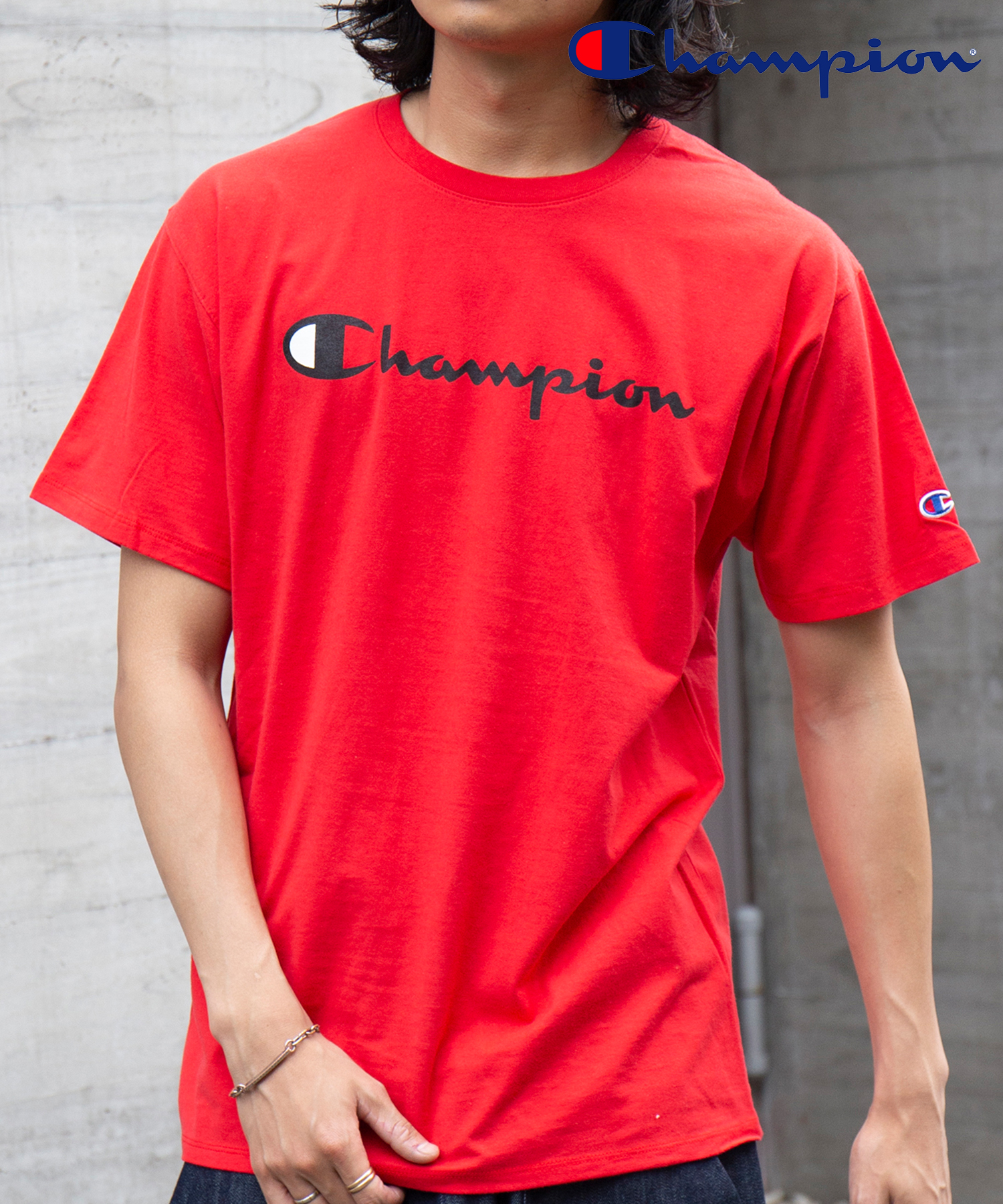 チャンピオン/【CHAMPION / チャンピオン】トップス Tシャツ 半袖 ロゴ プリント オー･･･