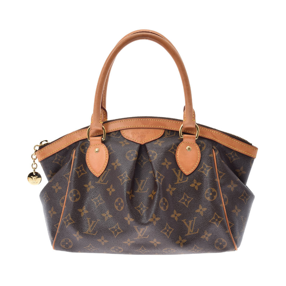 LOUIS VUITTON ルイヴィトン モノグラム ティヴォリ PM ブラウン M40143 レディース モノグラムキャンバス ハンドバッグ Bランク 中古 