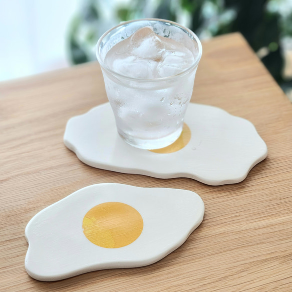 目玉焼きコースター  / Egg coaster / たまご