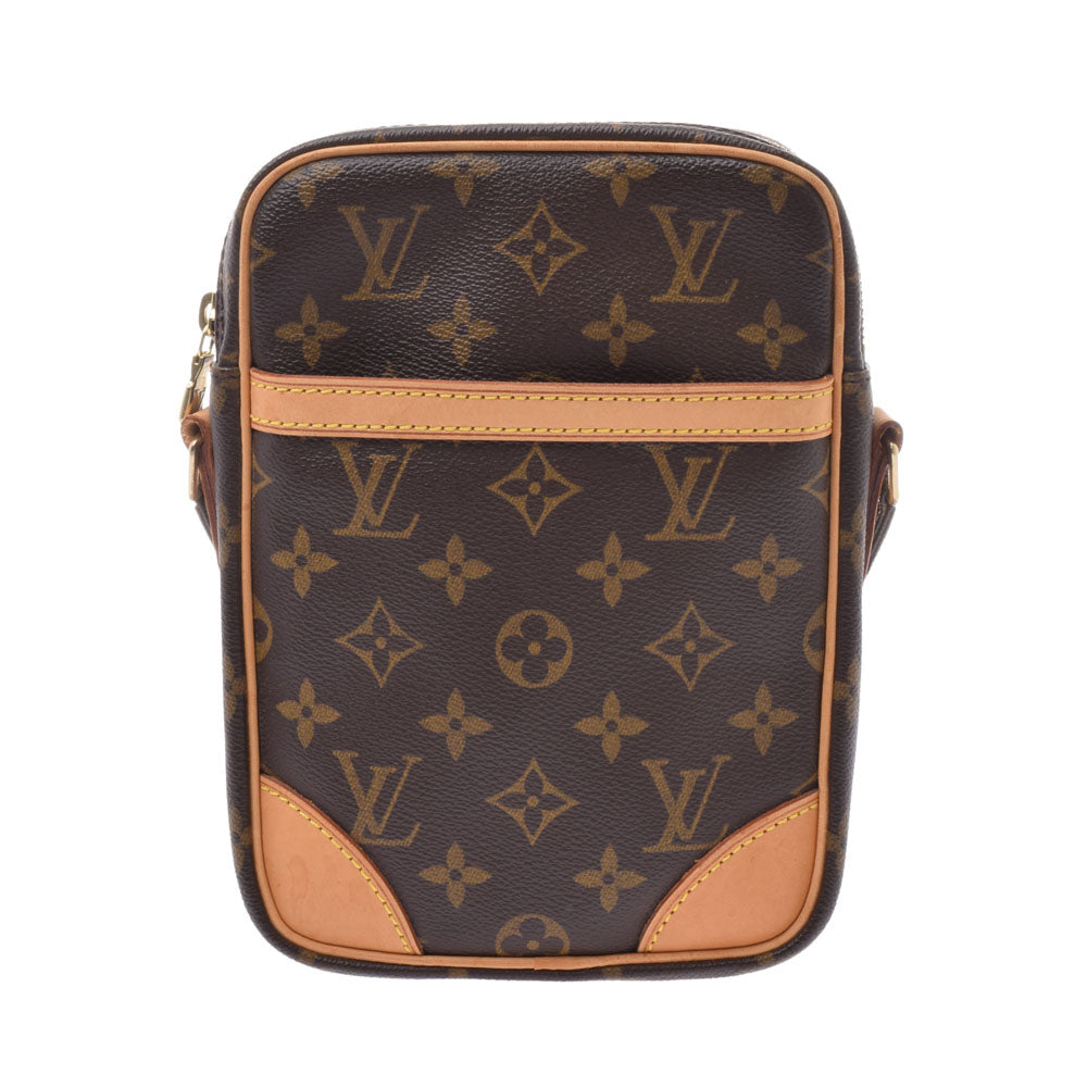 LOUIS VUITTON ルイヴィトンダヌーブ  モノグラム ブラウン ユニセックス モノグラムキャンバス ショルダーバッグ M45266  中古