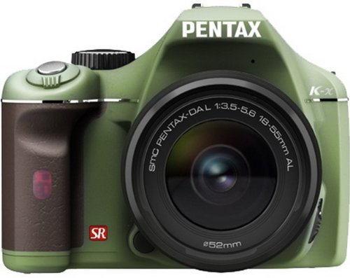 PENTAX デジタル一眼レフカメラ K-x レンズキット オリーブ/ブラウン 018【中古品】