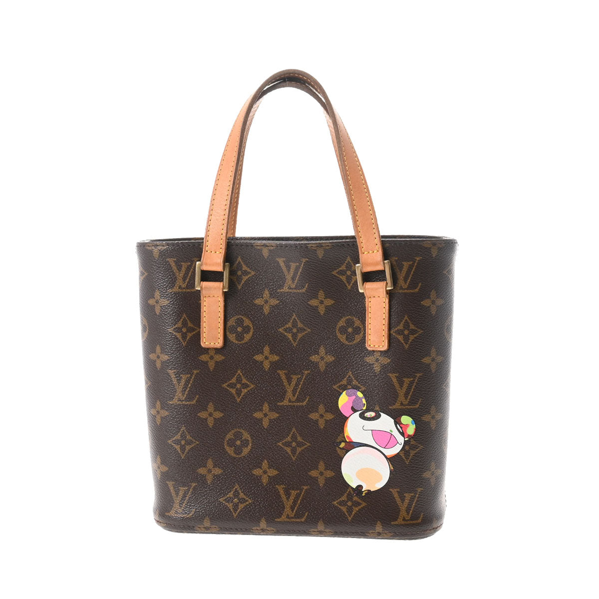 LOUIS VUITTON ルイヴィトン モノグラムパンダ ヴァヴァンPM ブラウン M51173 レディース モノグラムキャンバス ハンドバッグ Bランク 中古 