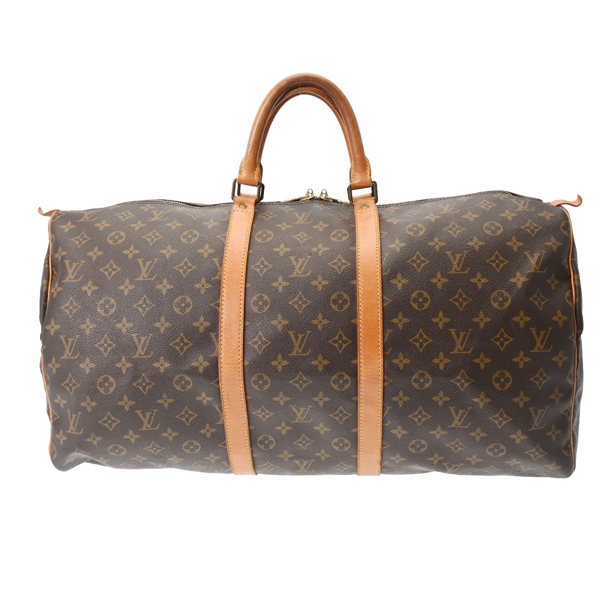 LOUIS VUITTON ルイヴィトン モノグラム キーポル 55 ブラウン M41424 ユニセックス モノグラムキャンバス ボストンバッグ Bランク 中古 