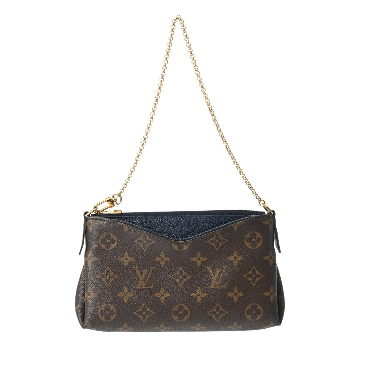 LOUIS VUITTON ルイヴィトン モノグラム パラス クラッチ 2WAYバッグ マリーヌ M44058 レディース モノグラムキャンバス ショルダーバッグ ABランク 中古 