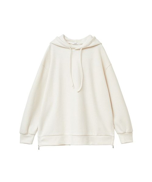 SIDE ZIP WIDE HOODIE