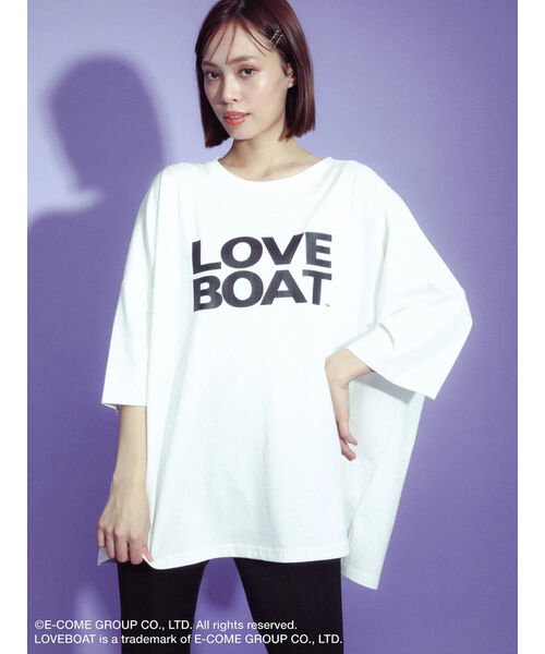 ■別注 LOVEBOAT ロゴptビッグT