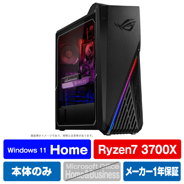 ASUS デスクトップパソコン ROG Strix GA15 ブラック G15DK-R7R3070W11E