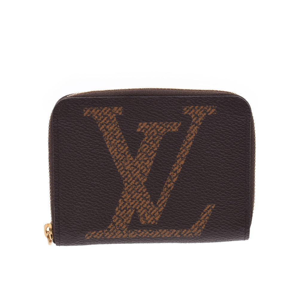 LOUIS VUITTON ルイヴィトン モノグラム ジャイアント ジッピーコインパース ブラウン M69354 ユニセックス モノグラムキャンバス コインケース Aランク 中古 