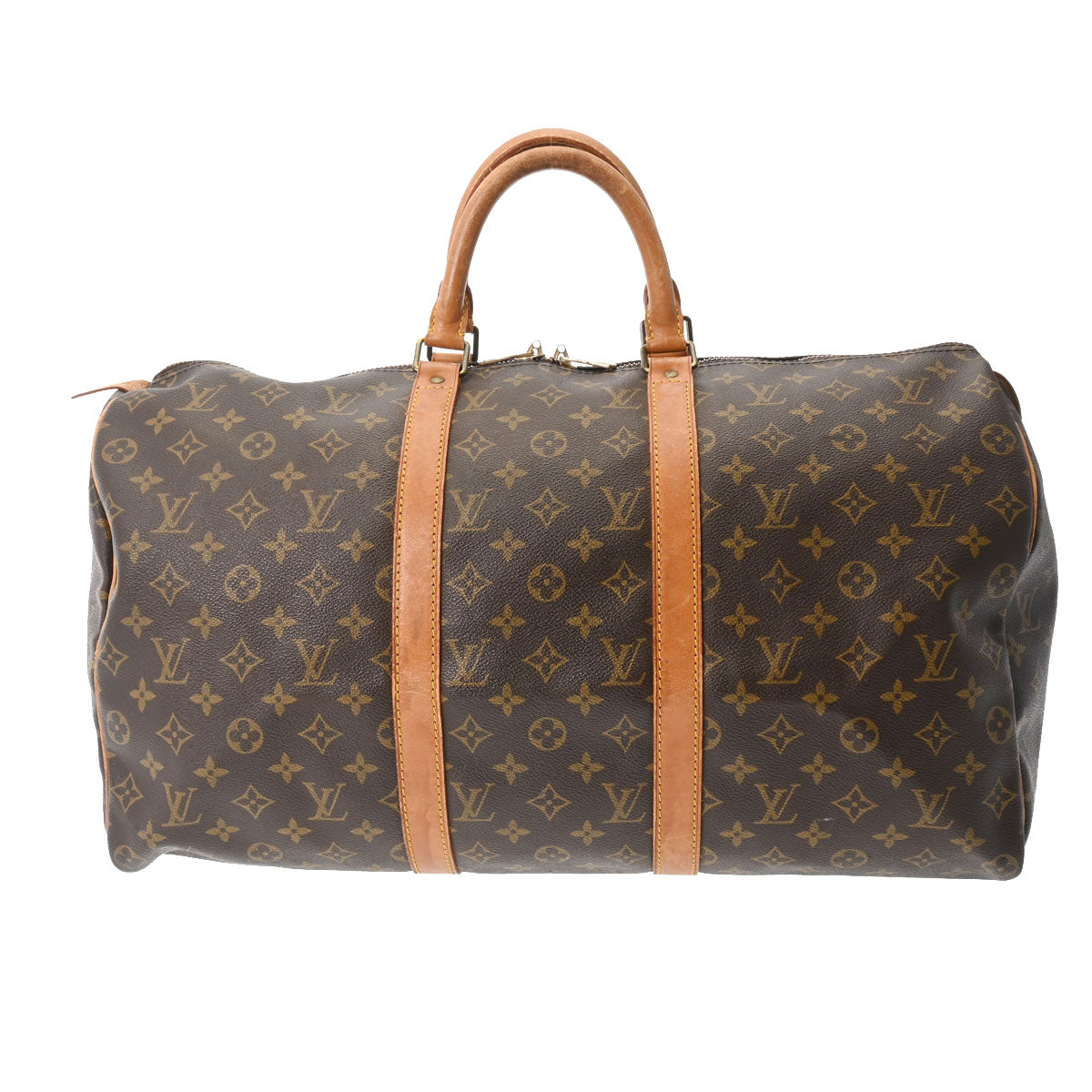 LOUIS VUITTON ルイヴィトン モノグラム キーポル 50 ブラウン M41426 ユニセックス モノグラムキャンバス ボストンバッグ Bランク 中古 