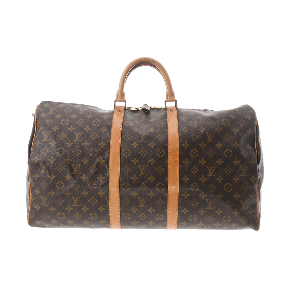 LOUIS VUITTON ルイヴィトン モノグラム キーポル55 ブラウン M41424 ユニセックス モノグラムキャンバス ボストンバッグ Bランク 中古 