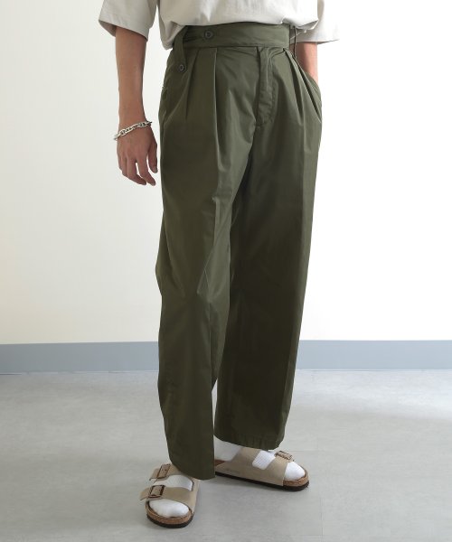 【MAISON CLUB】British 40’s Gurkha Pants ブリティッシュグルカパンツ タックパンツ ミリタリーパンツ ワイドパンツ