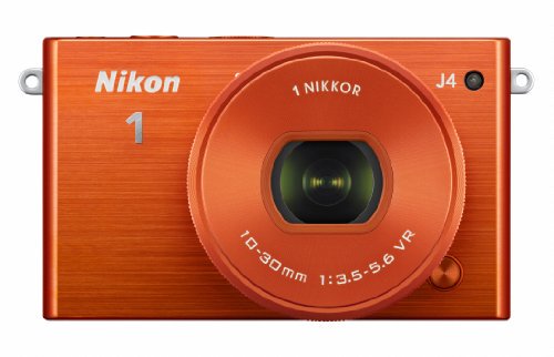 Nikon ミラーレス一眼 Nikon1 J4 標準パワーズームレンズキット オレンジ J4HPLKOR【中古品】