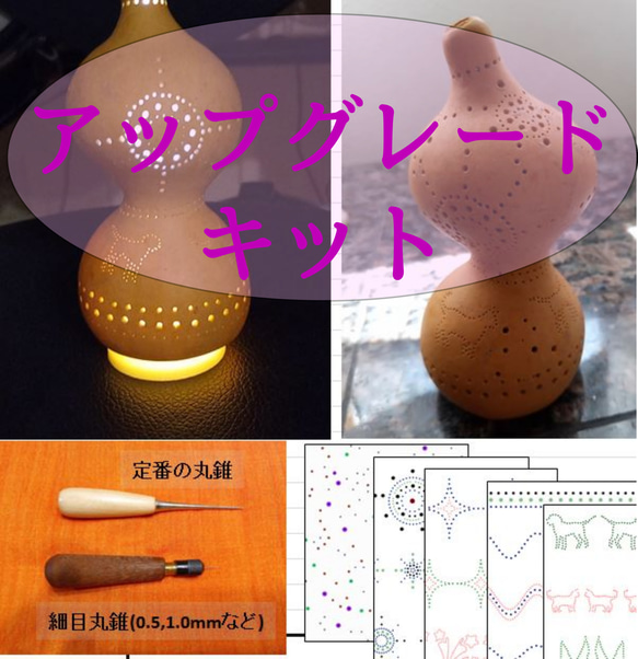 ひょうたんランタン作りキット、アップグレード