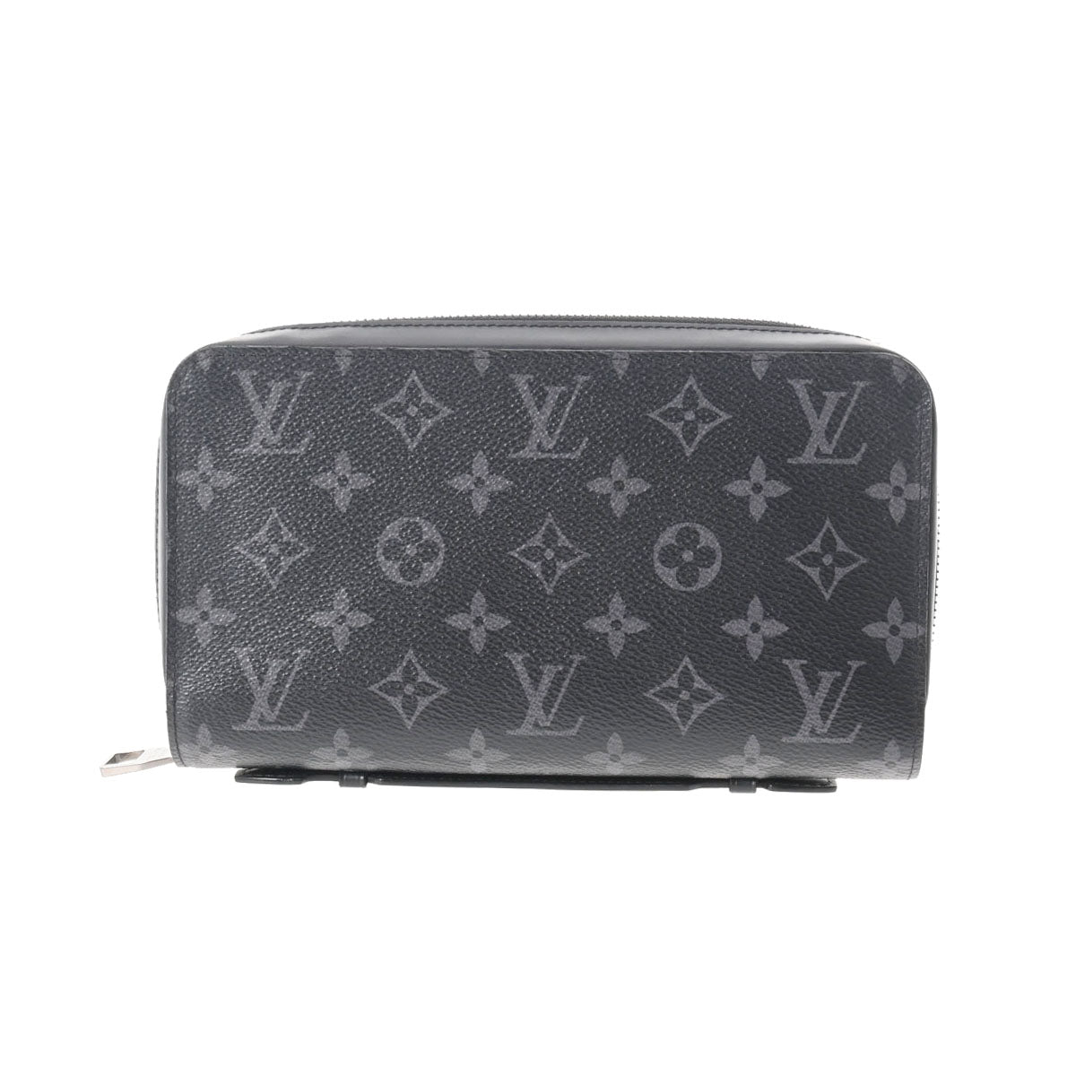 LOUIS VUITTON ルイヴィトン モノグラム エクリプス ジッピー XL 黒/グレー M61698 メンズ モノグラムエクリプスキャンバス 長財布 Aランク 中古 