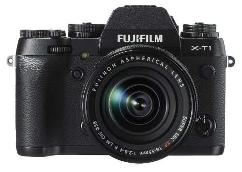 FUJIFILM ミラーレス一眼 X-T1 レンズキット ブラック F X-T1B/1855KIT【中古品】