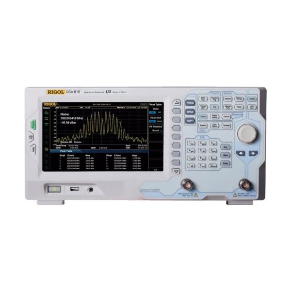 ヤマト科学 ヤマト Rigol スペクトラム・アナライザ 9kHz-1.5GHz DSA815