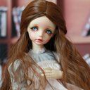 BJD 1/3 1/4  1/6人形 ドール用ウィッグ カツラ 耐熱 ハンドメイドzxww-377