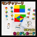 【色さがしカード】モンテッソーリ パズル 知育玩具 保育教材 発達療育支援 介護リハビリ