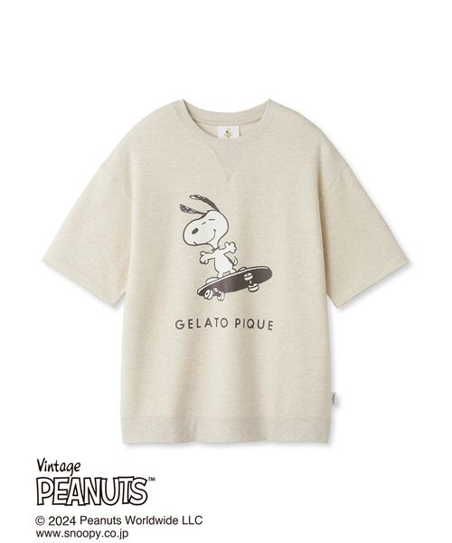 GELATO PIQUE HOMME/【PEANUTS】【HOMME】裏毛ワンポイントロゴプルオー･･･