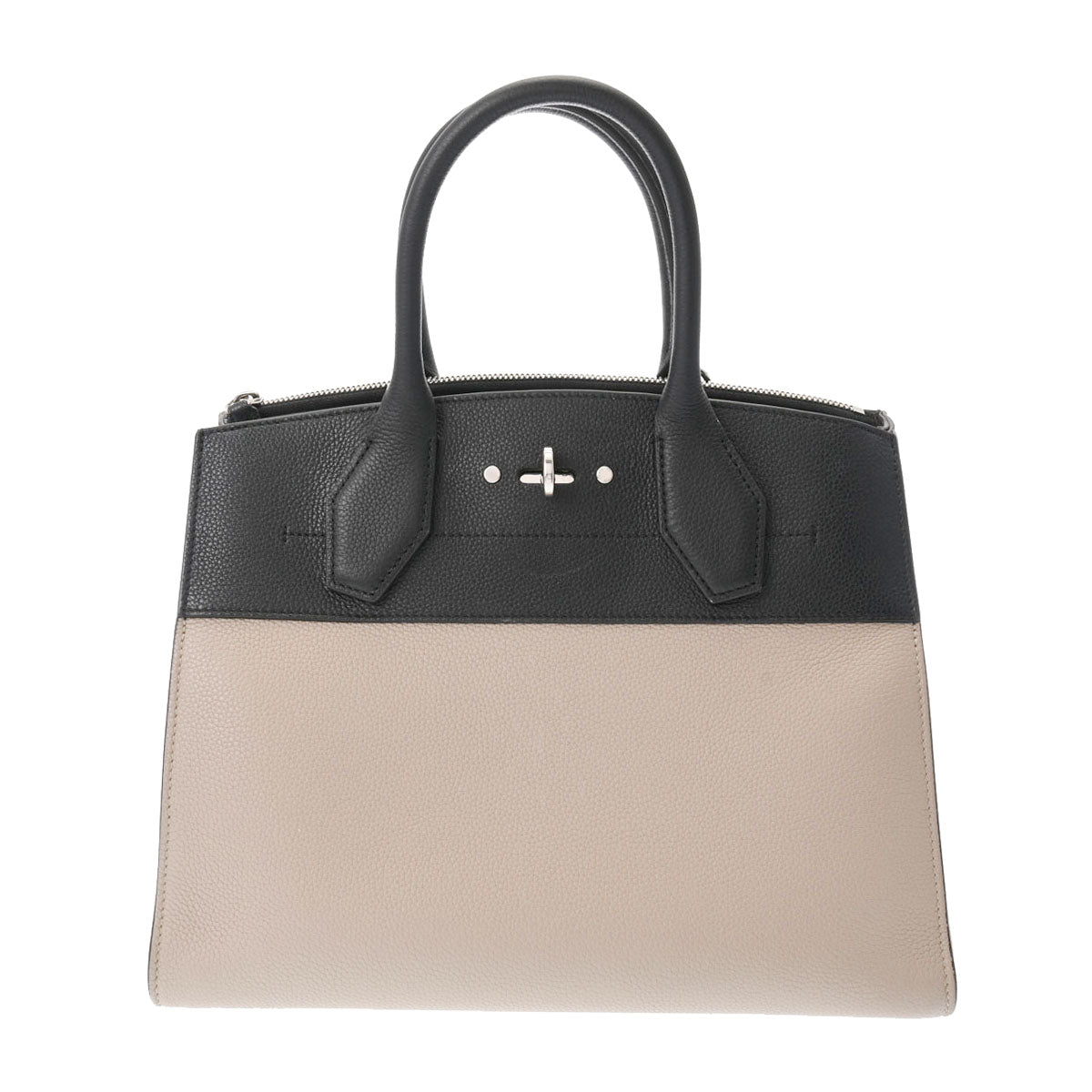 LOUIS VUITTON ルイヴィトン シティスティーマーMM ブラック/グレー M54314 レディース トリヨンレザー 2WAYバッグ ABランク 中古 