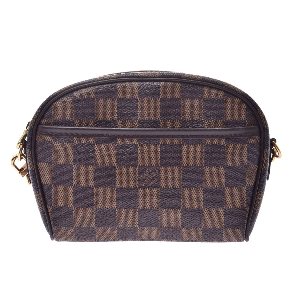 LOUIS VUITTON ルイヴィトンポシェットイパナマ  ダミエ ブラウン ユニセックス ダミエキャンバス ショルダーバッグ N51296  中古