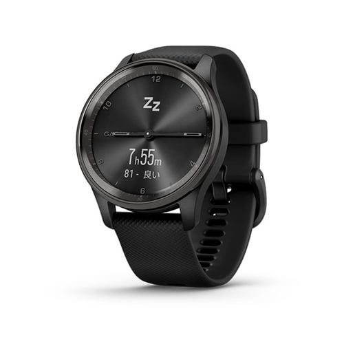 GARMIN 010-02665-70 vivomove Trend スマートウォッチ Black／Slate