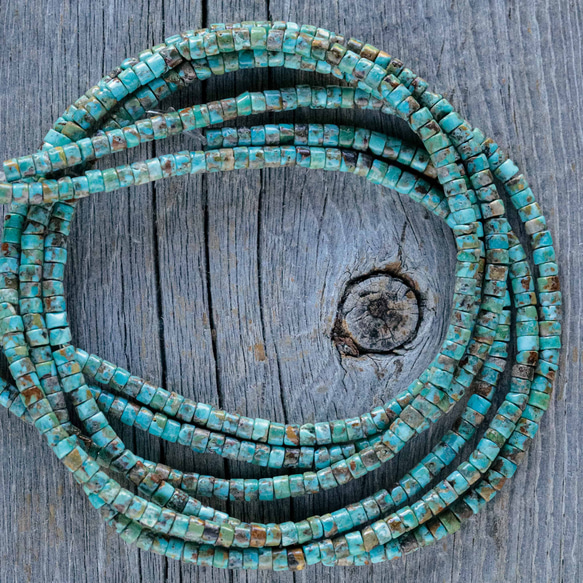 ＊Tibet turquoise short tube type