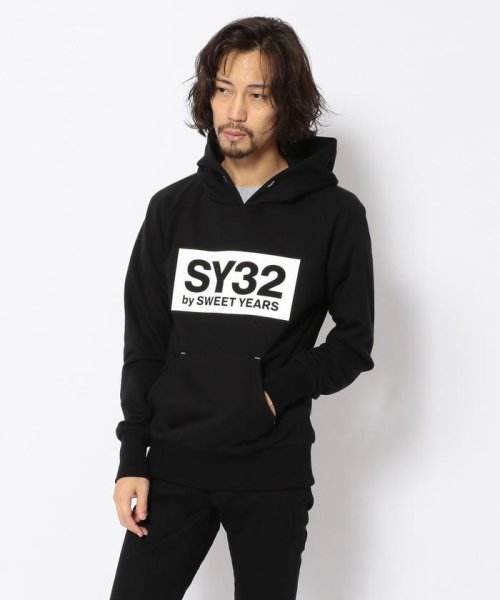 SY32 by SWEET YEARS /エスワイサーティトゥ バイ スィートイヤーズ/BOX LOGO P/O HOODIE