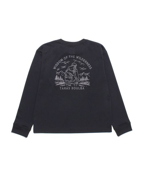 タラスブルバ/レディース ポリエステルロングＴシャツ（山登り）