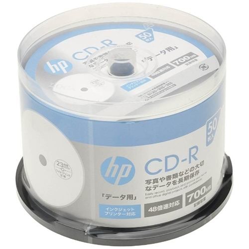 ヒューレットパッカード CDR80CHPW50PA データ用700MB 48倍速対応CD-R 50枚パック