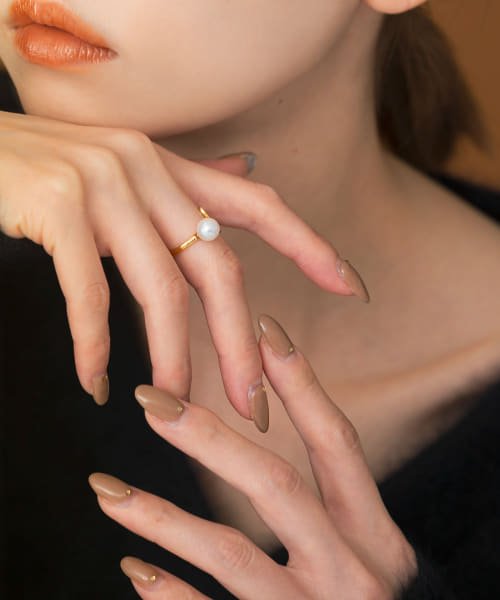 Favorible　Flowing Pearl Ring